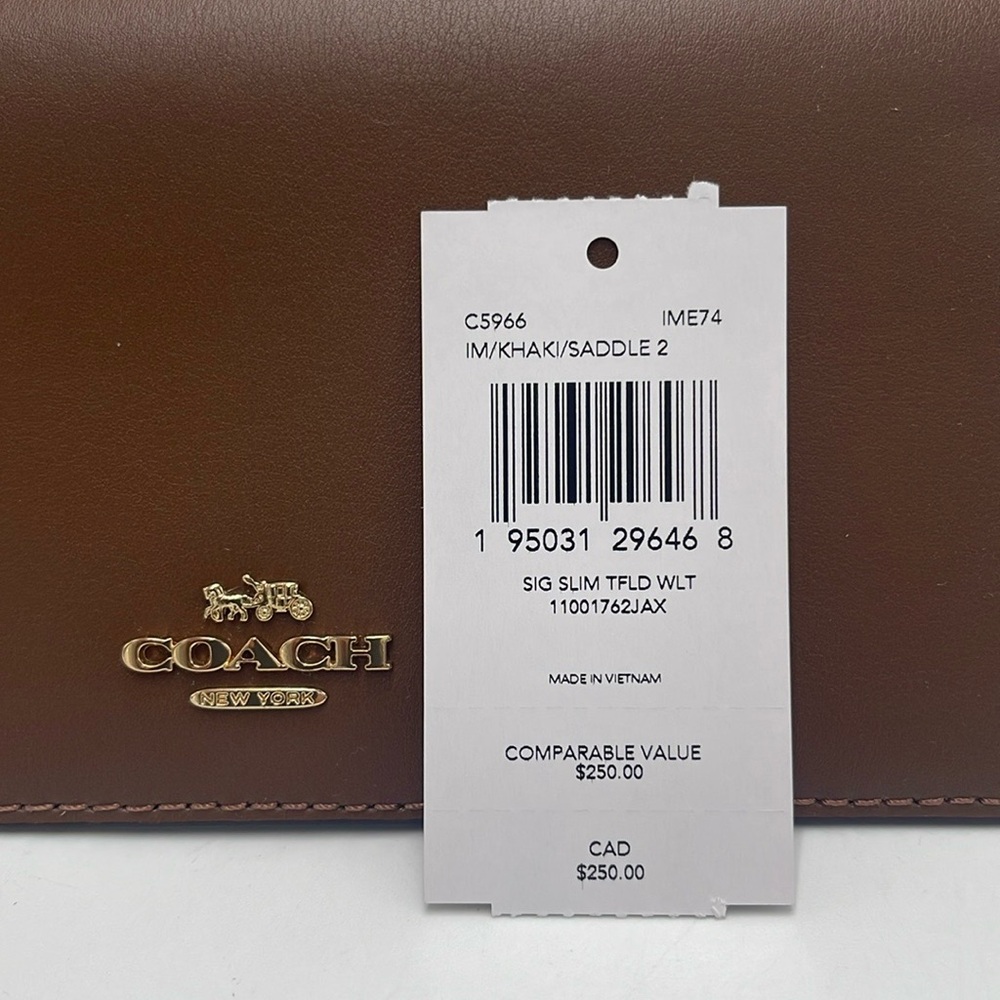Coach Brown Wallet - Picture 5 of 16